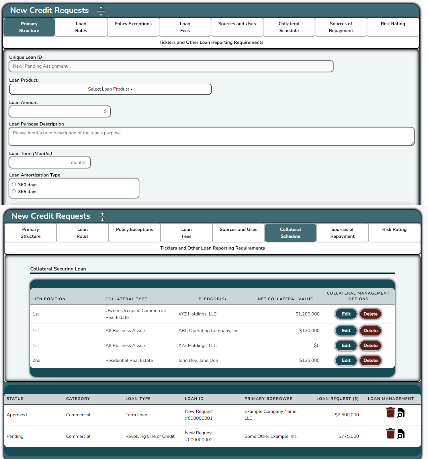 Loan Structure